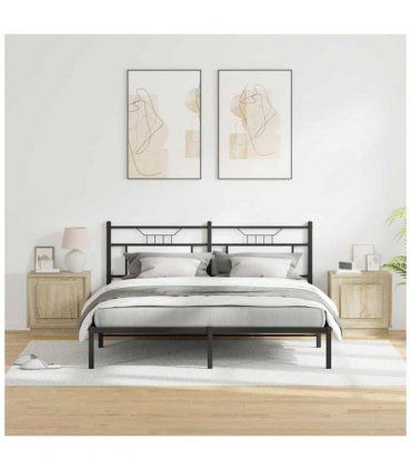vidaXL Bedside Cabinet 2 pcs Sonoma Oak 44 x 34.5 x 45 cm