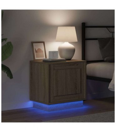 vidaXL Bedside Cabinet 2 pcs Sonoma Oak 44 x 34.5 x 45 cm