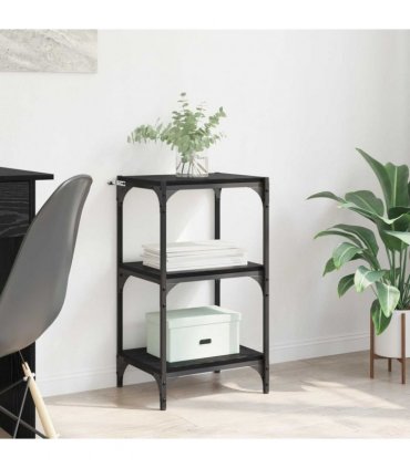 vidaXL Book Cabinet Black oak 40 x 33 x 70.5 cm Engineered wood