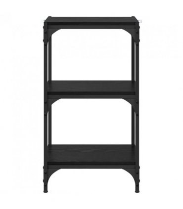 vidaXL Book Cabinet Black oak 40 x 33 x 70.5 cm Engineered wood