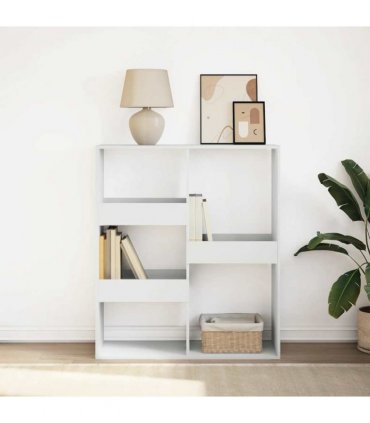 vidaXL Book Cabinet/Room Divider White 100x33x115 cm