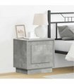 vidaXL Bedside Cabinet Concrete Grey 44 x 34.5 x 45 cm Engineered Wood