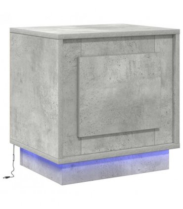 vidaXL Bedside Cabinet Concrete Grey 44 x 34.5 x 45 cm Engineered Wood