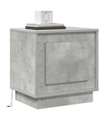 vidaXL Bedside Cabinet Concrete Grey 44 x 34.5 x 45 cm Engineered Wood