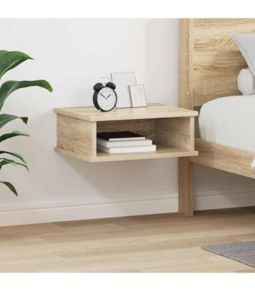 vidaXL Bedside Table Sonoma Oak 40 x 31 x 15 cm Engineered Wood