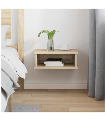 vidaXL Bedside Table Sonoma Oak 40 x 31 x 15 cm Engineered Wood