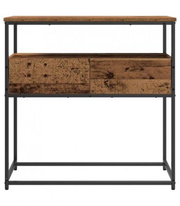 vidaXL Console Table Old Wood 75 x 40 x 75 cm Engineered Wood