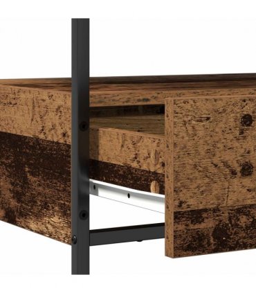 vidaXL Console Table Old Wood 75 x 40 x 75 cm Engineered Wood