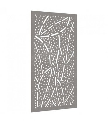vidaXL Garden Wall Decoration 105x55 cm Corten Steel Leaf Design