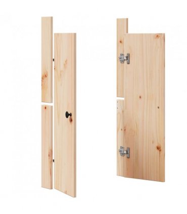vidaXL Kitchen Door MEPPEL Brown Oak 50 x 9 x 82 cm Solid Pine wood