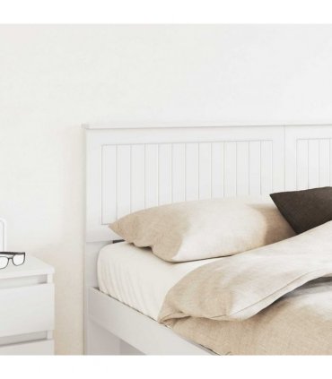 vidaXL Headboard White Engineered wood