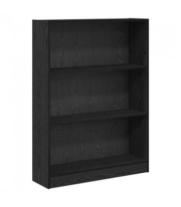 vidaXL Bookshelf Black Oak 80 x 24 x 109 cm Engineered Wood
