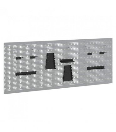 vidaXL Tool Wall Panel 3 pcs Grey 150 x 1 x 60 cm