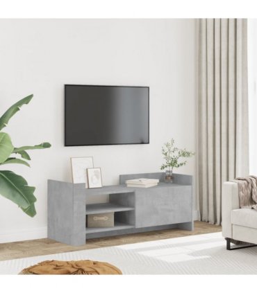 vidaXL TV Cabinet Concrete Grey 100x35x40 cm Engineered Wood