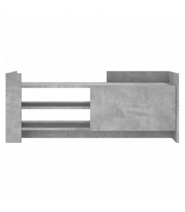 vidaXL TV Cabinet Concrete Grey 100x35x40 cm Engineered Wood