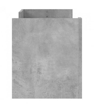 vidaXL TV Cabinet Concrete Grey 100x35x40 cm Engineered Wood