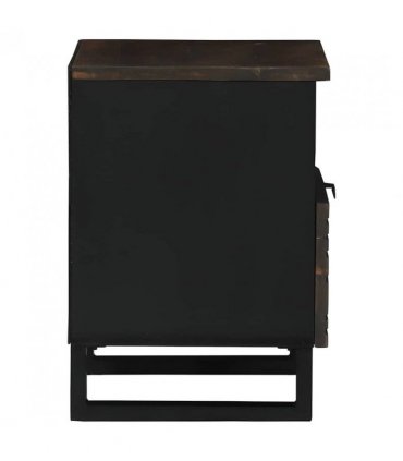 vidaXL Bedside Cabinet Walnut 40 x 33 x 46 cm Engineered Wood