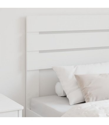 vidaXL Headboard White Engineered wood