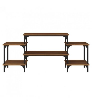 vidaXL TV Cabinet Brown Oak 117x35x52 cm Engineered Wood