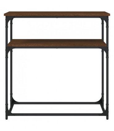 vidaXL Console Table Brown Oak 75x35.5x75 cm Engineered Wood