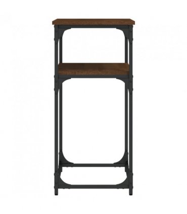 vidaXL Console Table Brown Oak 75x35.5x75 cm Engineered Wood