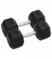 vidaXL Dumbbells 2 pcs 30 kg Total Cast Iron