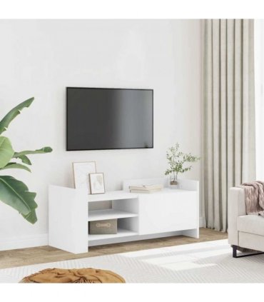 vidaXL TV Cabinet White 100x35x40 cm Engineered Wood