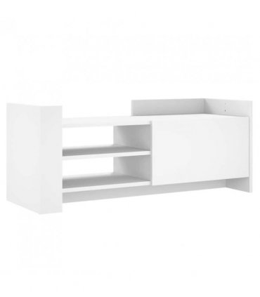 vidaXL TV Cabinet White 100x35x40 cm Engineered Wood