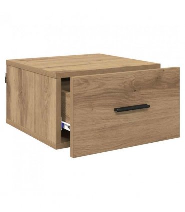 vidaXL Bedside Cabinet with Drawer 2 pcs Artisan oak 35 x 35 x 20 cm