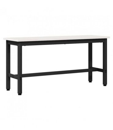 vidaXL Dining Bench 2 pcs White 100 x 32.5 x 49 cm Solid pine wood