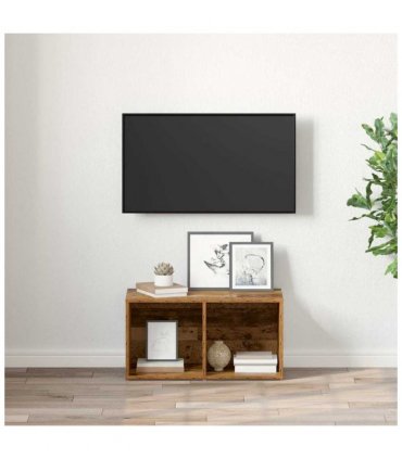 vidaXL TV Cabinet Set Brown 72 x 35 x 37 cm Engineered Wood