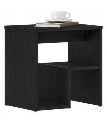 vidaXL Bedside Cabinet 2 pcs Black Oak 40 x 30 x 40 cm Engineered Wood