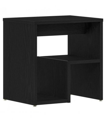 vidaXL Bedside Cabinet 2 pcs Black Oak 40 x 30 x 40 cm Engineered Wood
