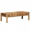 vidaXL Coffee Table Brown 110 x 54 x 35 cm Solid Reclaim Wood