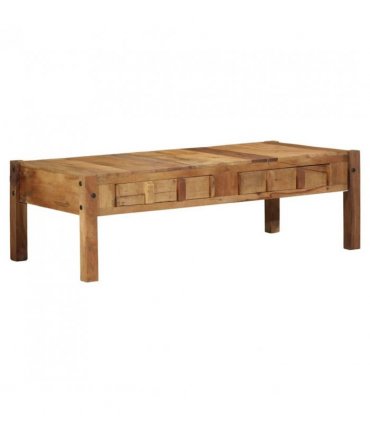vidaXL Coffee Table Brown 110 x 54 x 35 cm Solid Reclaim Wood