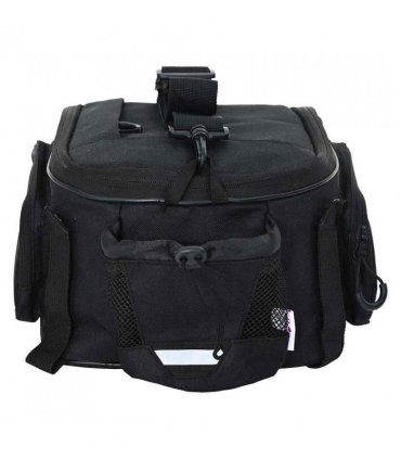 vidaXL Bicycle Bag Black 38 x 21 x 16 cm Polyester