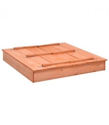 vidaXL Sandbox Firwood 95x90x15 cm