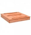 vidaXL Sandbox Firwood 95x90x15 cm