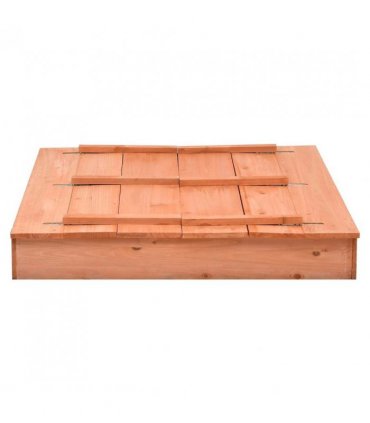 vidaXL Sandbox Firwood 95x90x15 cm