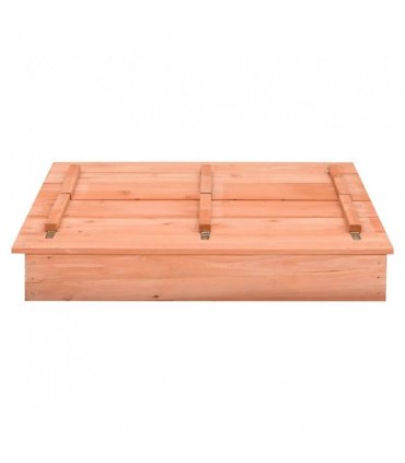 vidaXL Sandbox Firwood 95x90x15 cm