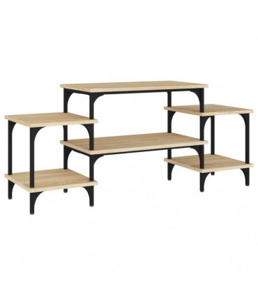 vidaXL TV Cabinet Sonoma Oak 117x35x52 cm Engineered Wood