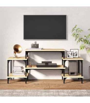vidaXL TV Cabinet Sonoma Oak 117x35x52 cm Engineered Wood