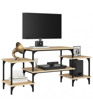vidaXL TV Cabinet Sonoma Oak 117x35x52 cm Engineered Wood