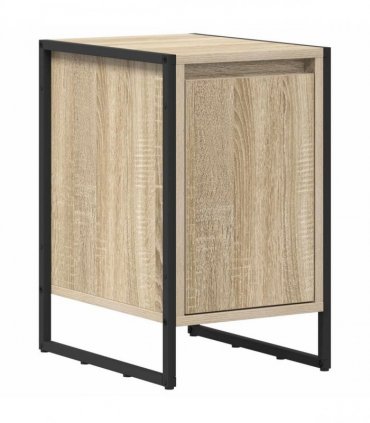 vidaXL Bedside Table 2 pcs Sonoma 39.5 x 30 x 50 cm Engineered Wood