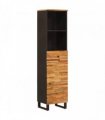 vidaXL Bathroom Cabinet Artisan Oak 38 x 33 x 160 cm Solid Mango Wood