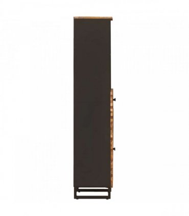 vidaXL Bathroom Cabinet Artisan Oak 38 x 33 x 160 cm Solid Mango Wood