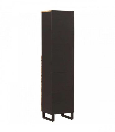vidaXL Bathroom Cabinet Artisan Oak 38 x 33 x 160 cm Solid Mango Wood