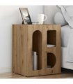 vidaXL Bedside Table ELST 2 pcs Artisan Oak 40 x 35 x 50 cm