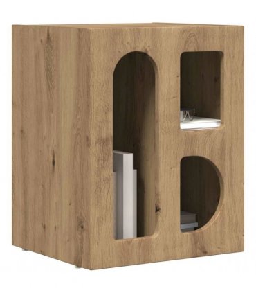 vidaXL Bedside Table ELST 2 pcs Artisan Oak 40 x 35 x 50 cm