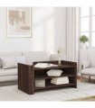 vidaXL Coffee Table Brown Oak 100x50x50 cm Engineered Wood